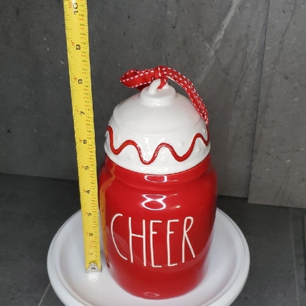 Festive Red and White Cheer Jar - Picture 3 of 3